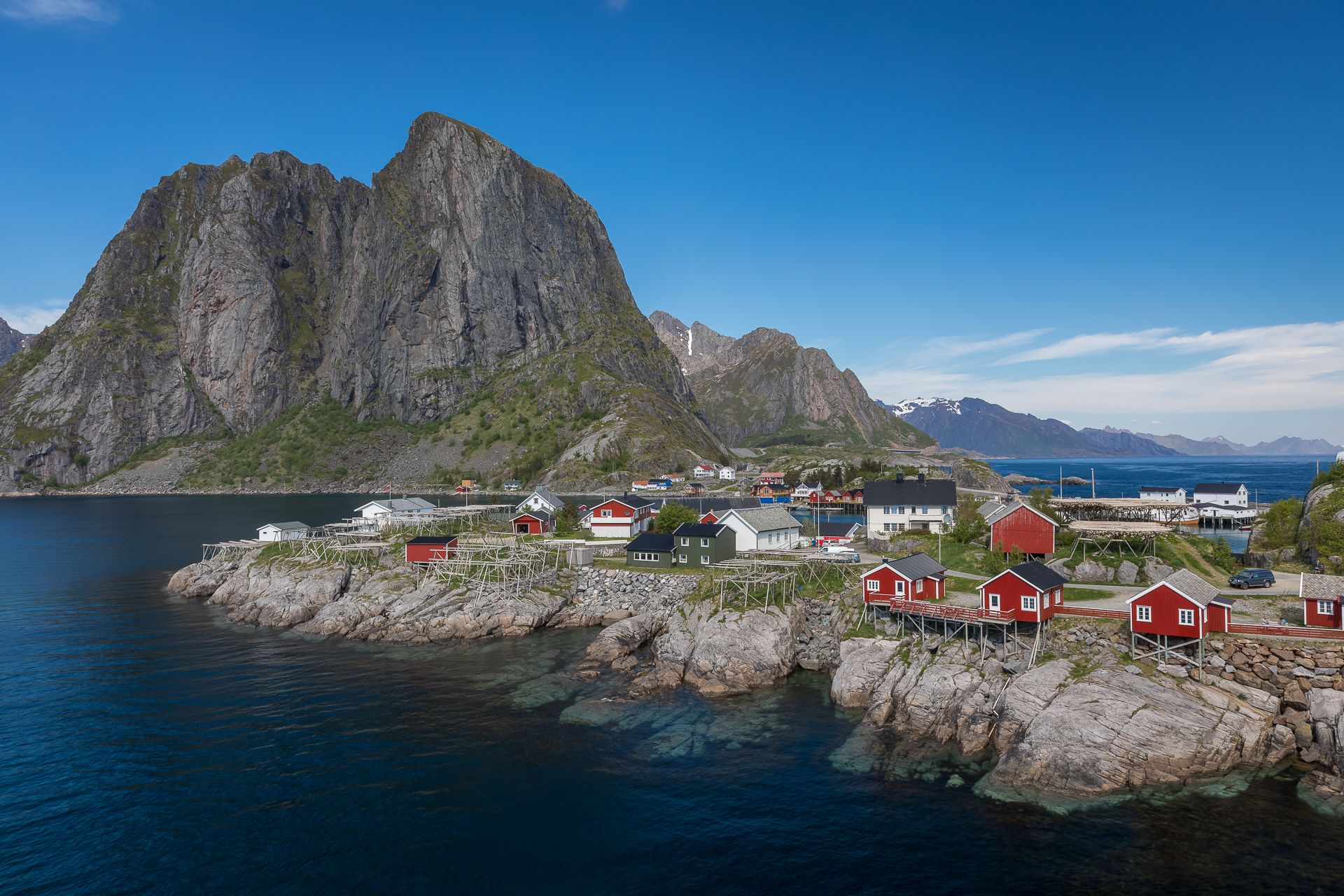 Hamnøy, classic view, Lofoten, Norway