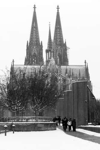 Hohenzollernbridge towards Cologne Cathedral