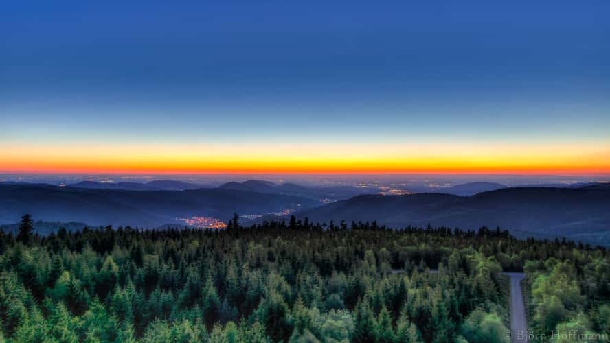 View from Hohloh Tower, Kaltenbronn