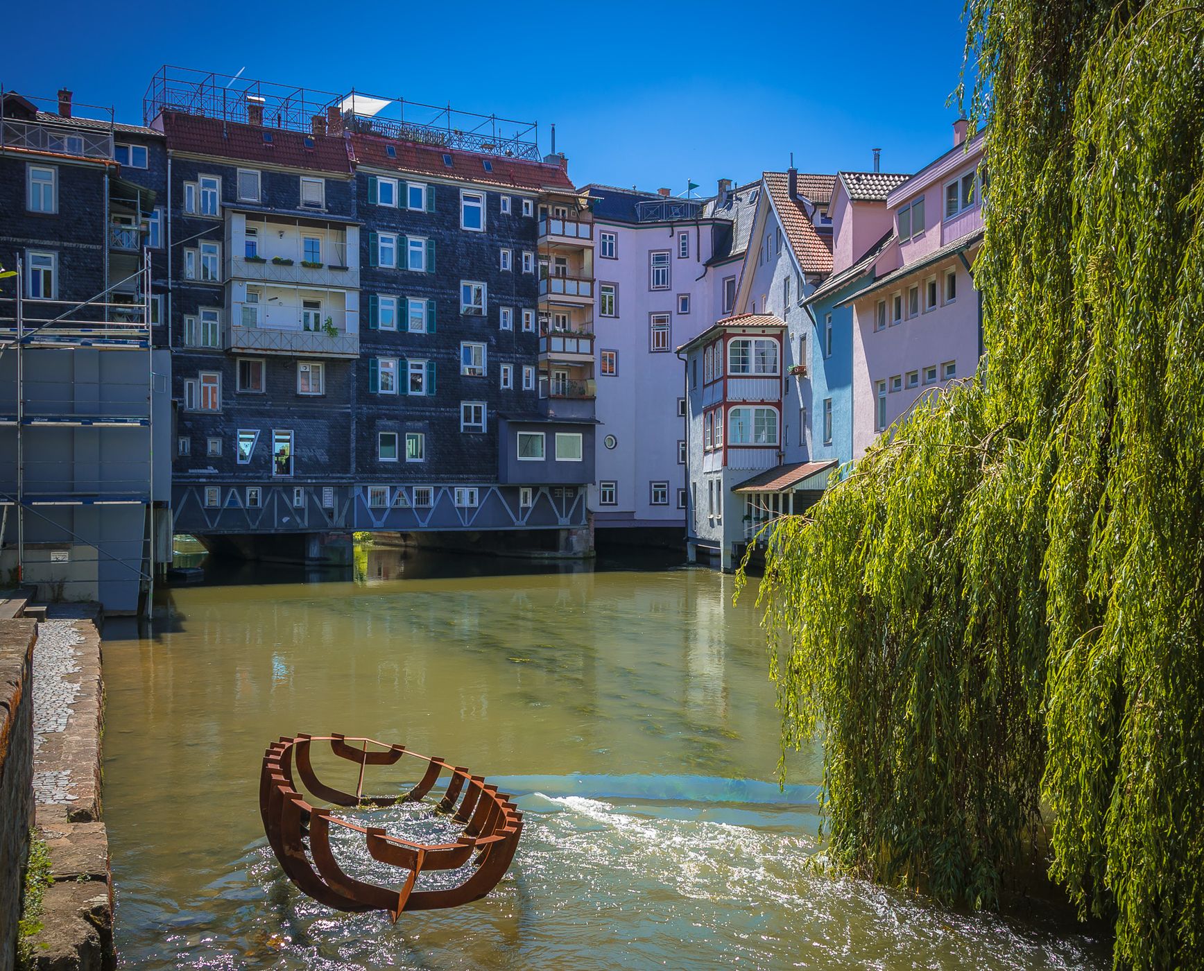 Klein Venedig, Little Venice, Esslingen, Germany