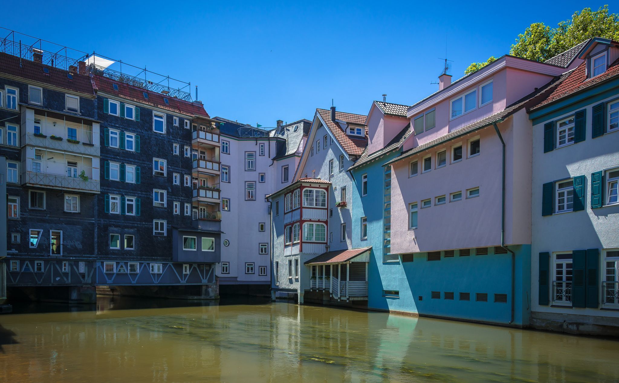 Klein Venedig, Little Venice, Esslingen, Germany