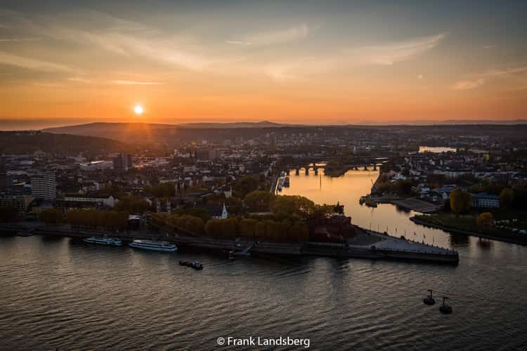 Koblenz from Ehrenbreitstein Fortress