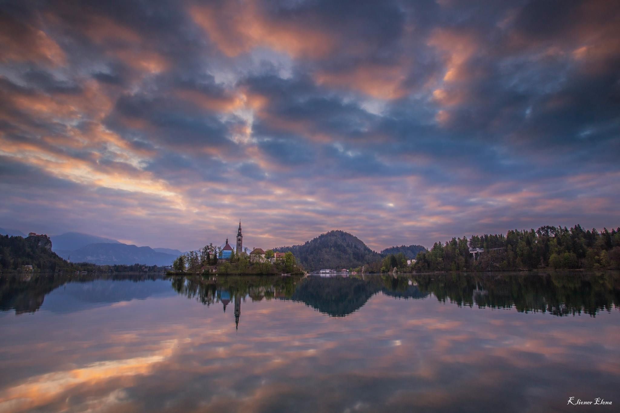 Lake Bled, Julian Alps, Slovenia