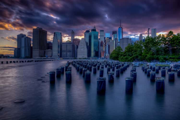 New York City Skyline from Pier 1, Brooklyn
