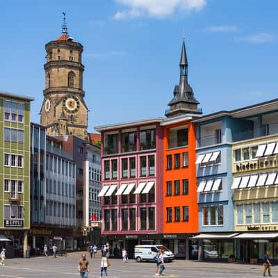 Marktplatz & Stiftskirche, Stuttgart, Germany