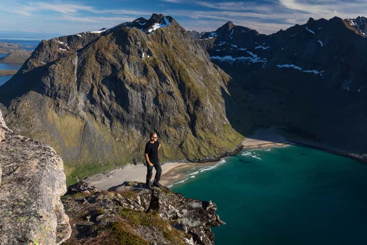 Kvalvika Beach from Mt. Ryten, Lofoten