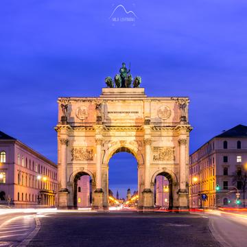 Munich Siegestor (Victory Gate), Germany