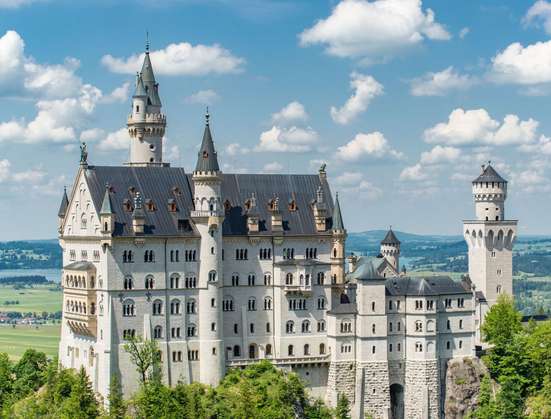 Neuschwanstein Castle from Marienbridge - The classic view, Germany
