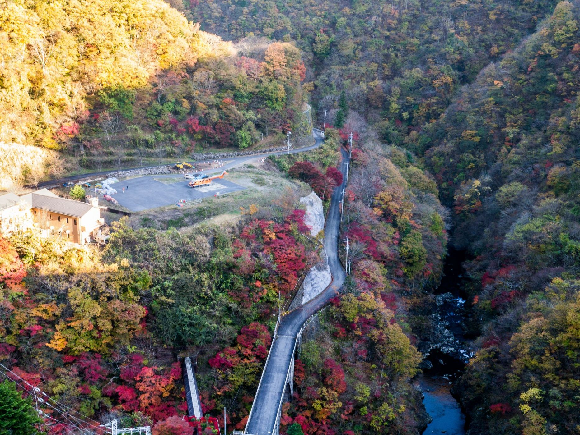 Okutama lake, Japan