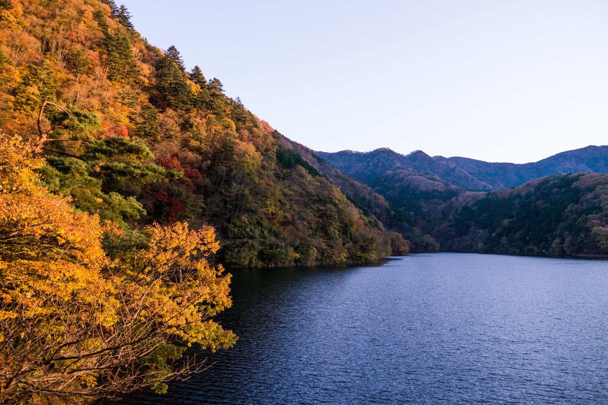 Okutama lake, Japan
