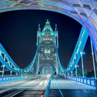 On the Tower Bridge, London, United Kingdom