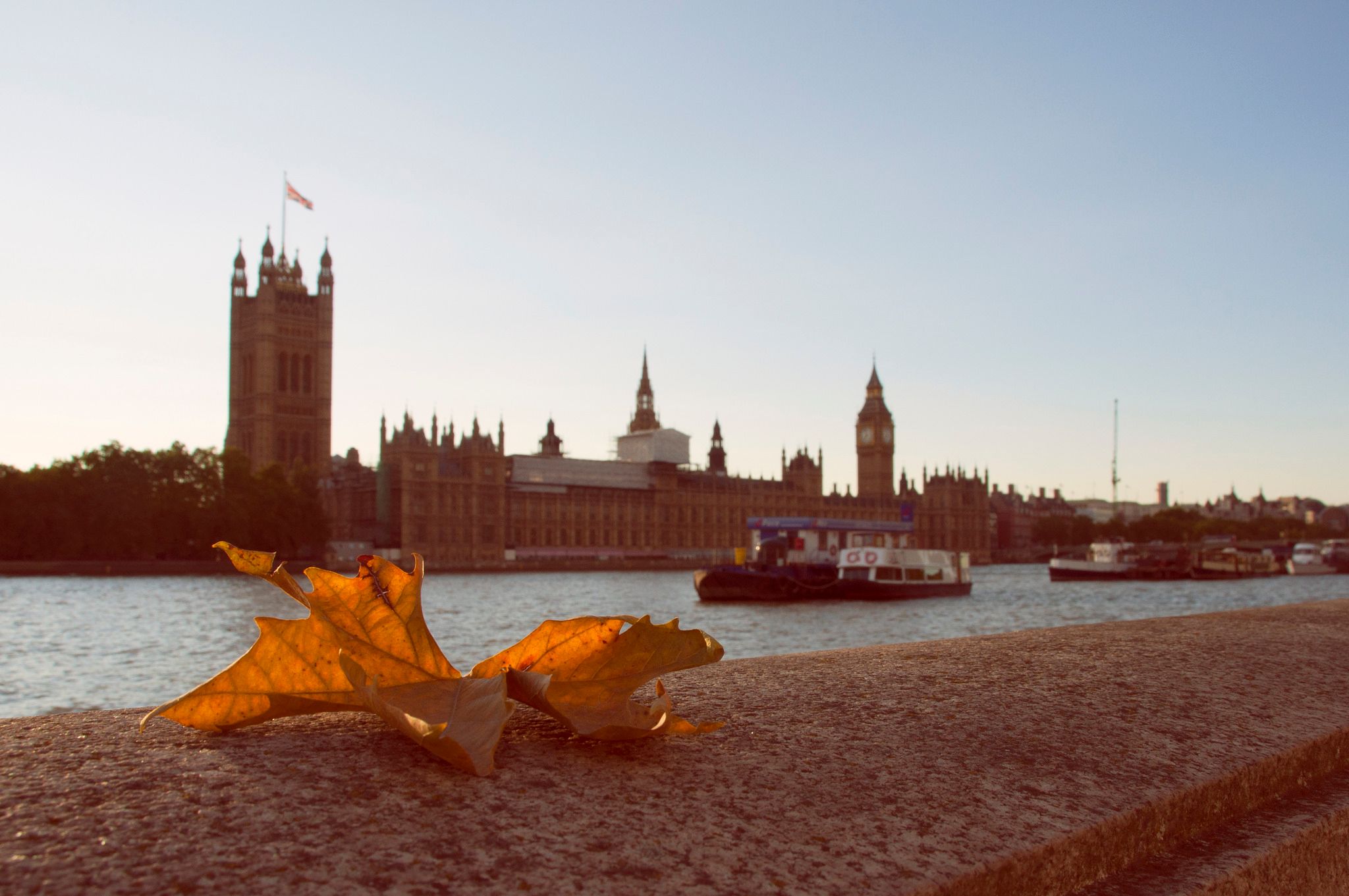 Sunset at Eight over The Houses of Paliament, London, United Kingdom