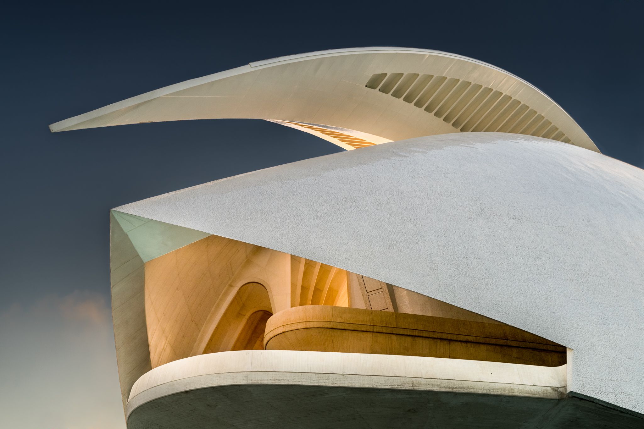 Palau de les Arts Reina Sofia, east view, Valencia, Spain