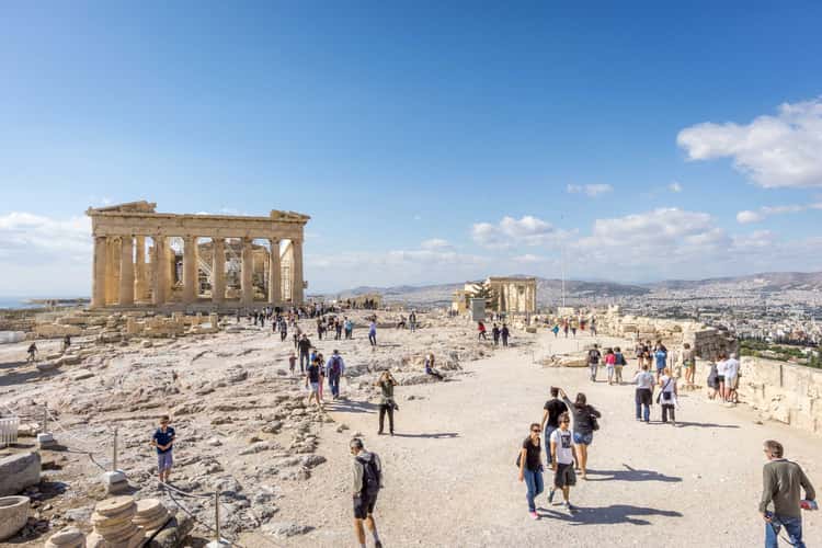 Parthenon on Acropolis of Athens