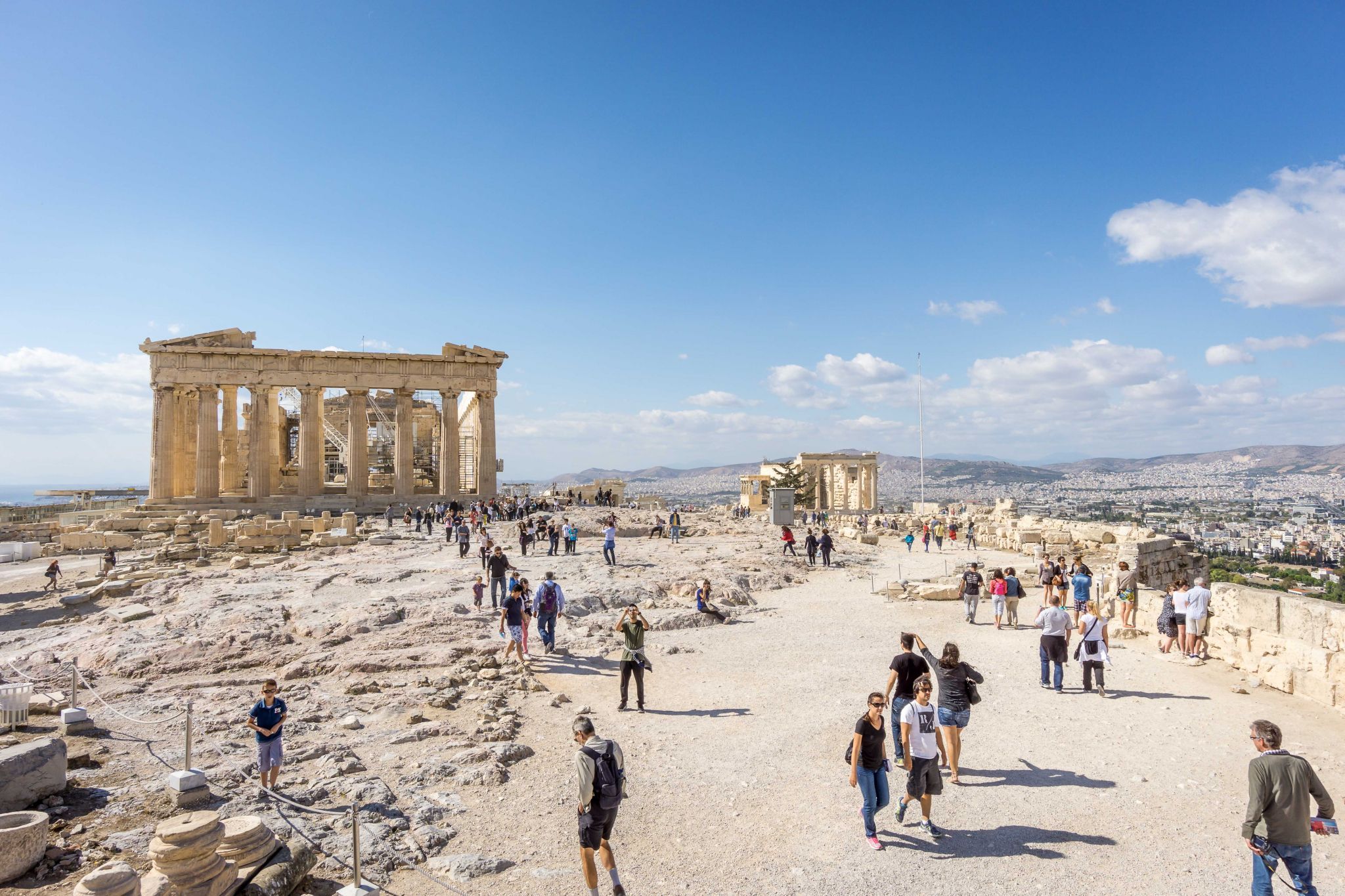 Parthenon on Acropolis of Athens, Greece