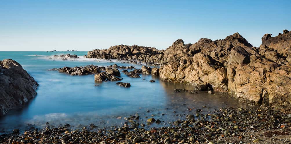 Quiet little cove near Pleinmount, Guernsey