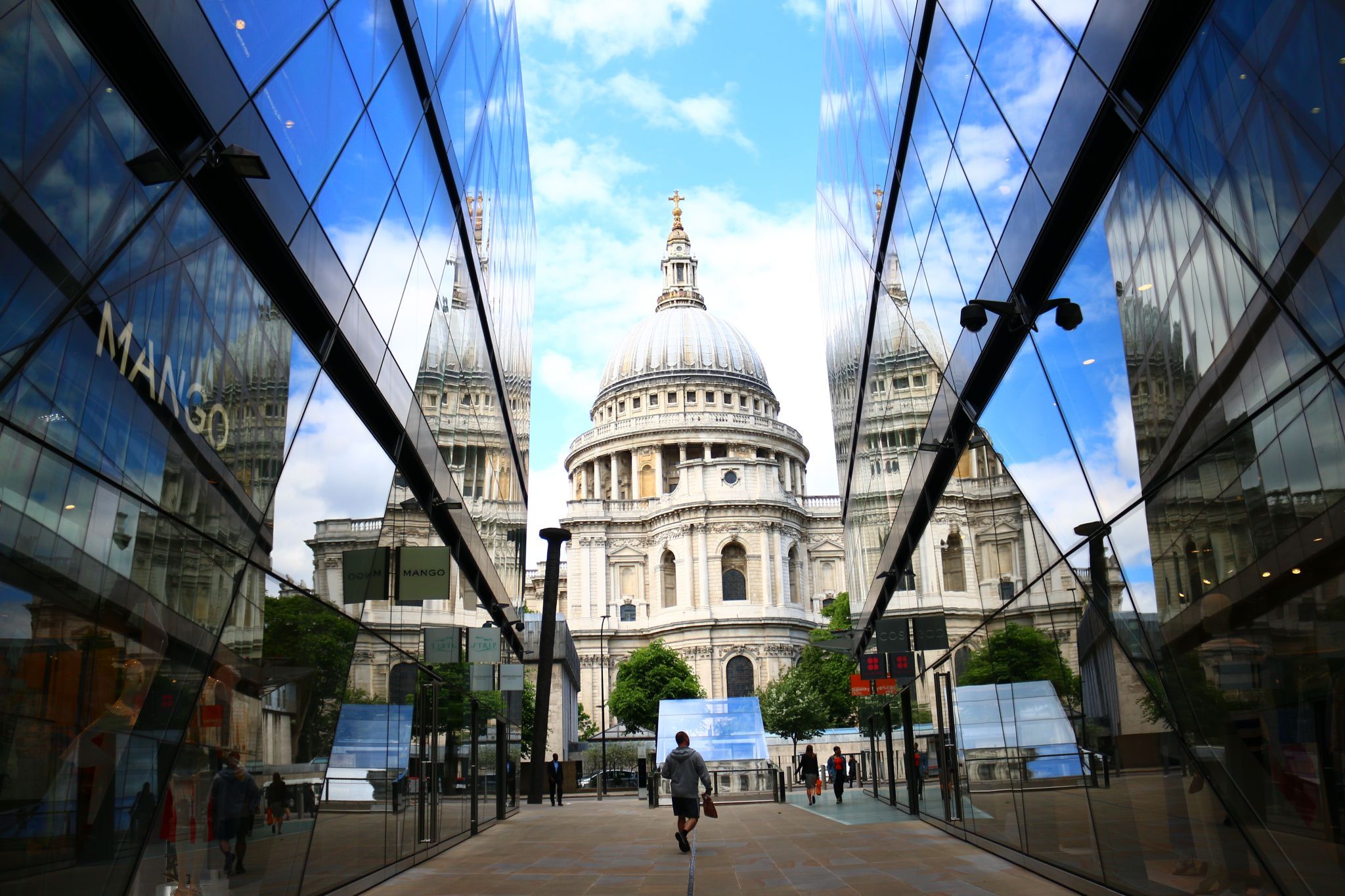 Reflection of St Paul's Cathedral, London, United Kingdom