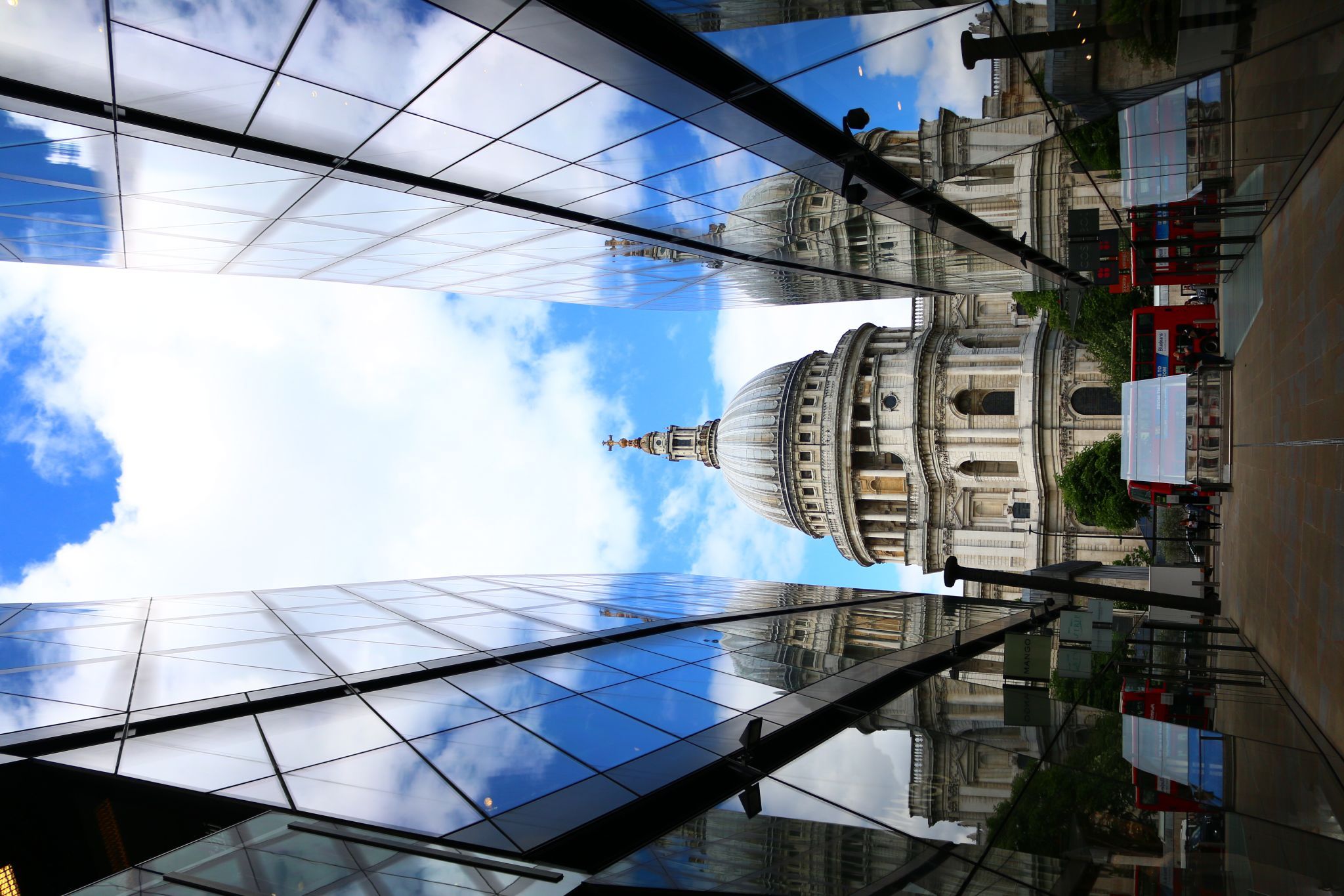 Reflection of St Paul's Cathedral, London, United Kingdom