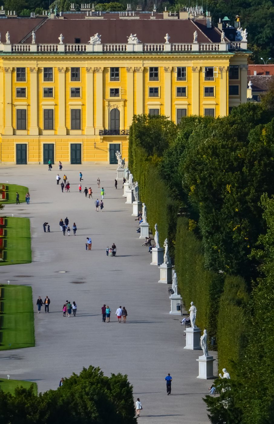 Relaxing at Schönbrunn, Austria
