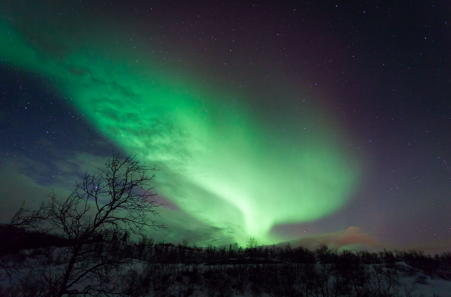 Ringvassøya - Northern lights spot, Norway