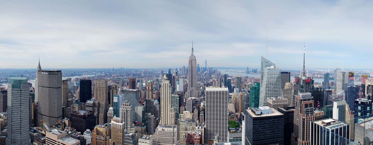 View from “Top of the Rock“, New York City