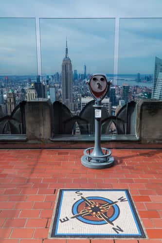 View from “Top of the Rock“, New York City