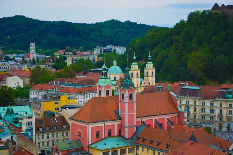 Skyscraper view, Ljubljana
