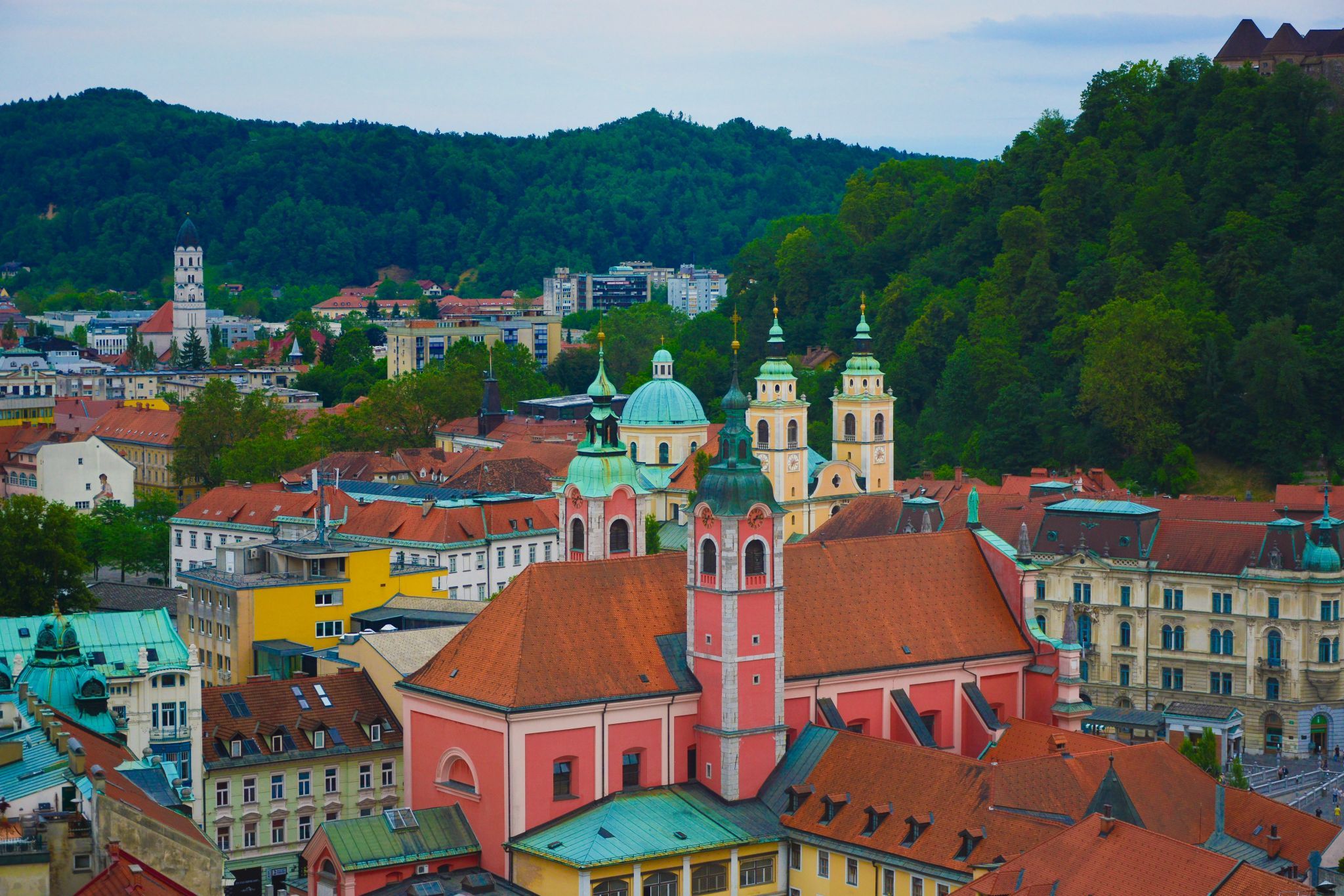 Skyscraper view, Ljubljana, Slovenia