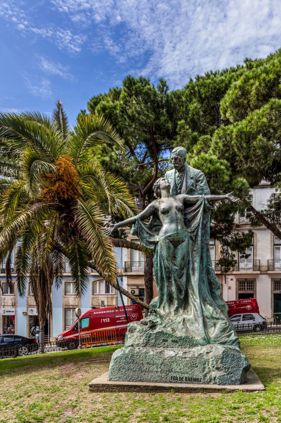 Statue of José Maria Eça de Queiroz, Portugal