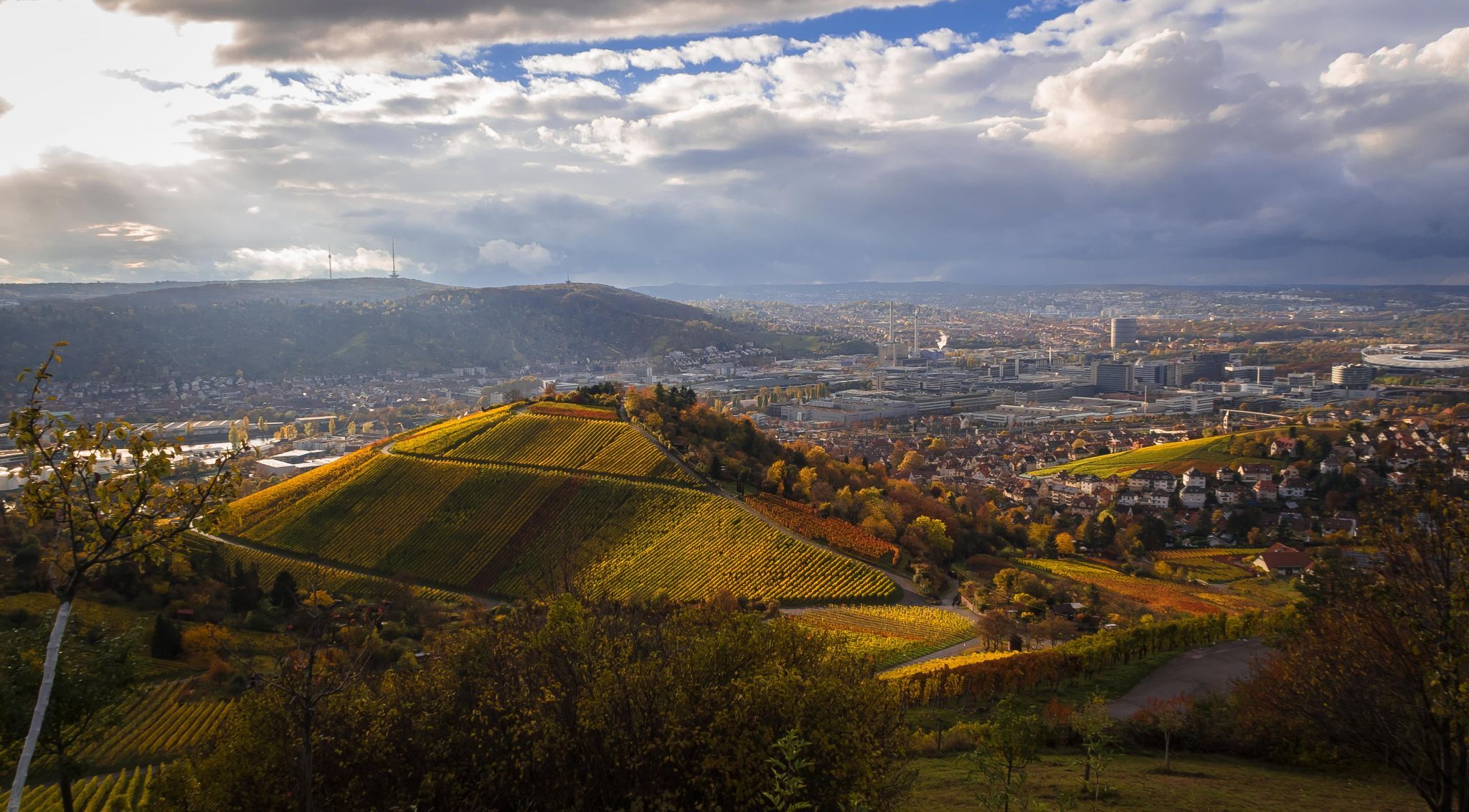 Stuttgart from above, Germany