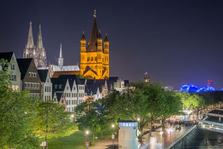 Old Town from Deutzer Brücke, Cologne