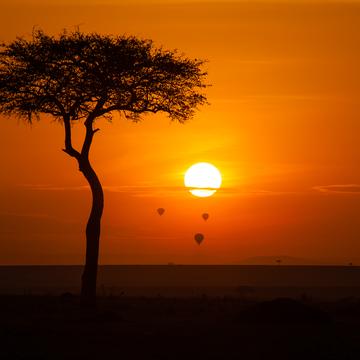 Sunrise in Maasai Mara National Reserve, Kenya
