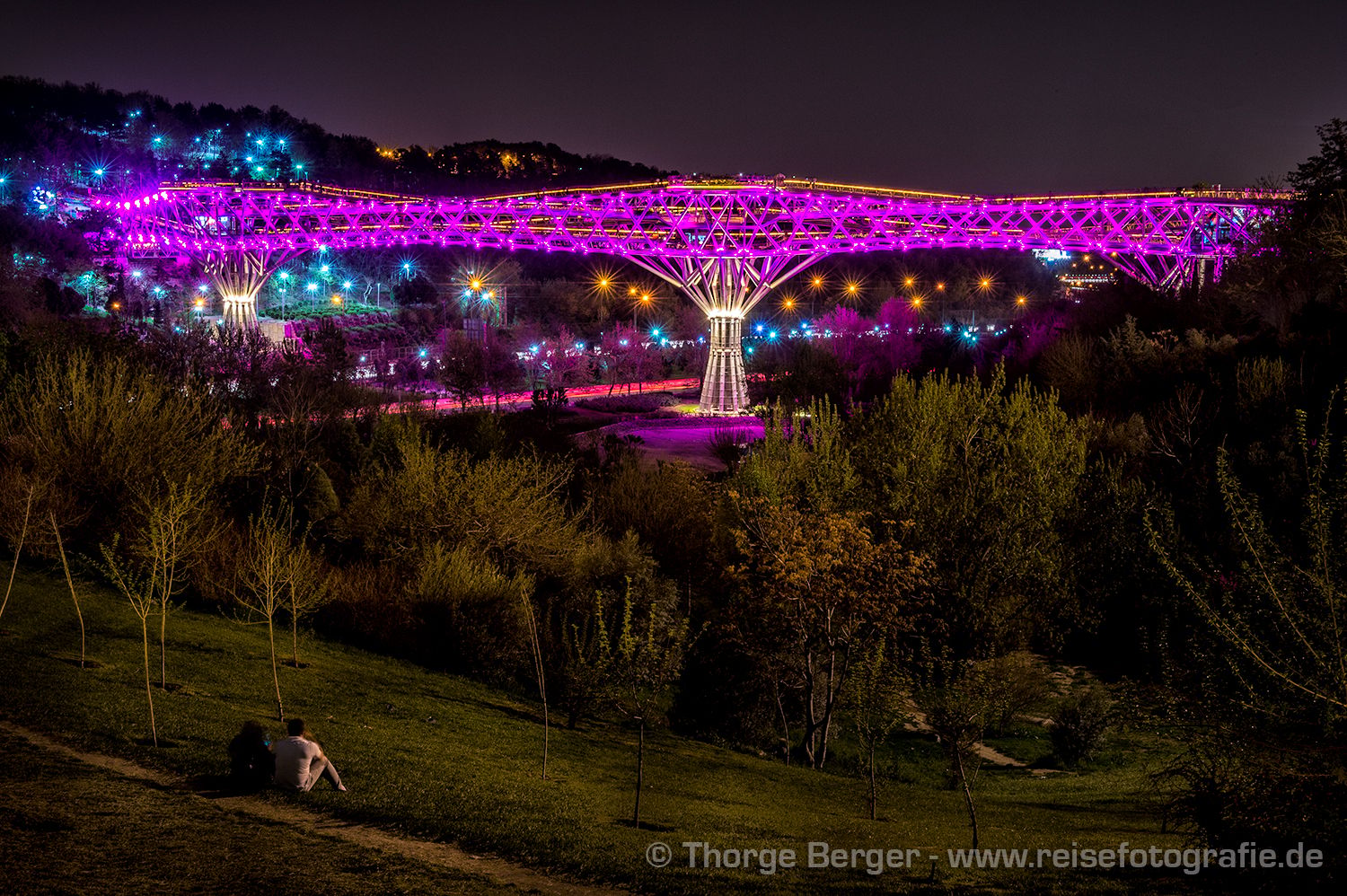Tabiat Bridge in Teheran, Iran