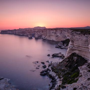 The cliff of Bonifacio, France