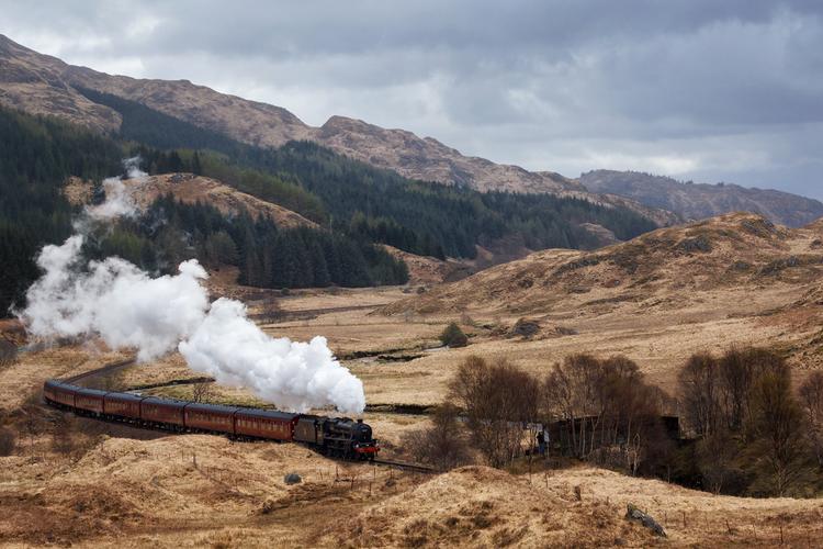 The Jacobite Steamtrain | NOT on Glenfinnan Viaduct