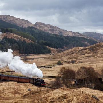 The Jacobite Steamtrain | NOT on Glenfinnan Viaduct, United Kingdom