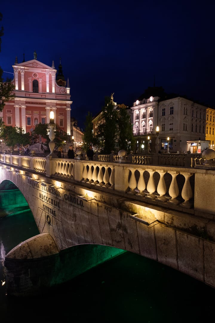Triple Bridge and Preseren Square, Slovenia
