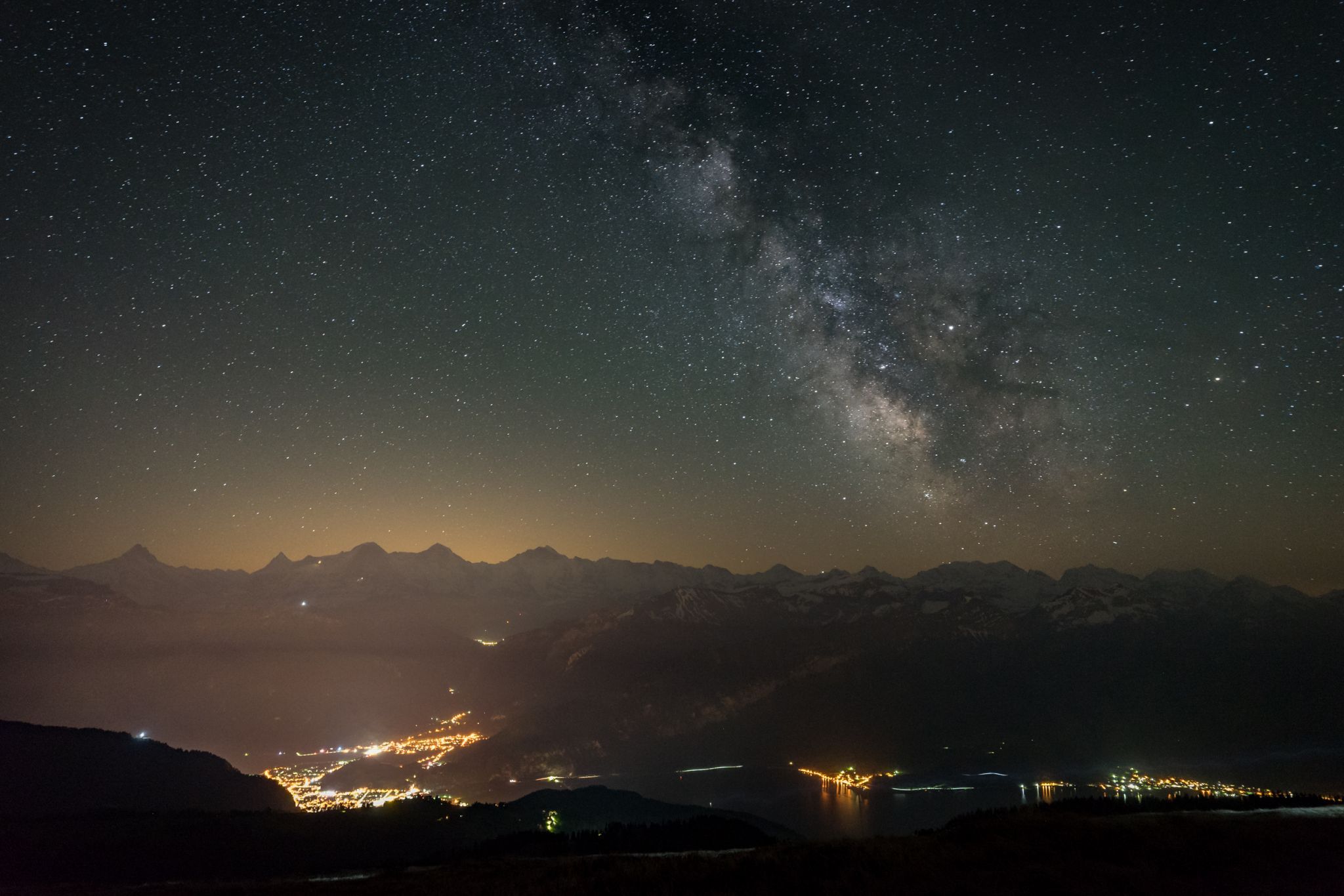 Up in the Sky Niederhorn, Switzerland