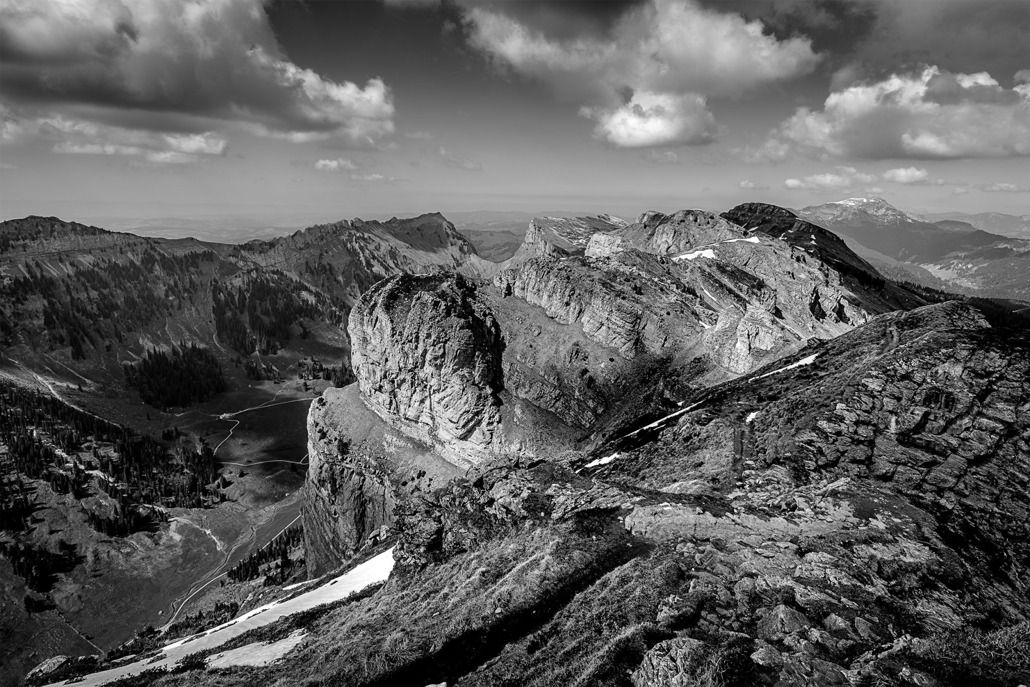Up in the Sky Niederhorn, Switzerland