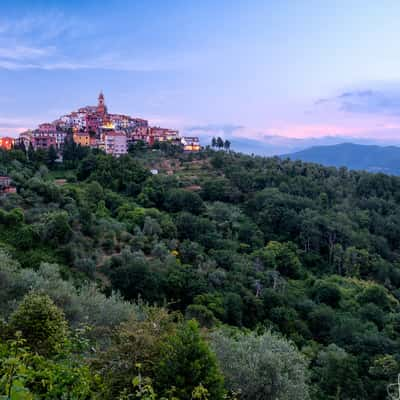 Valeriano town view, Italy