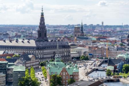 View of Christianborg from Church of Our Savior