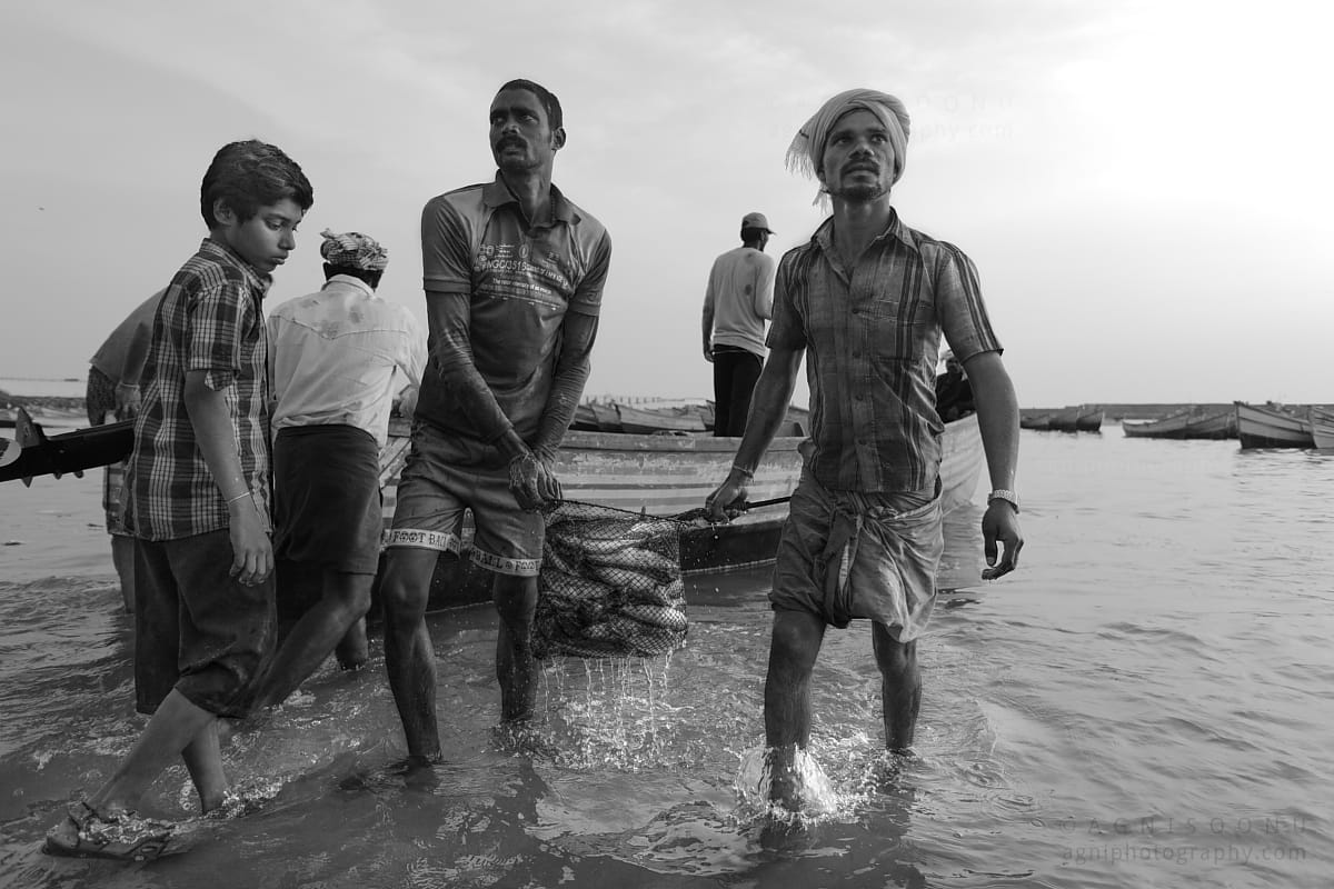 Vizhinjam fishing harbour, India