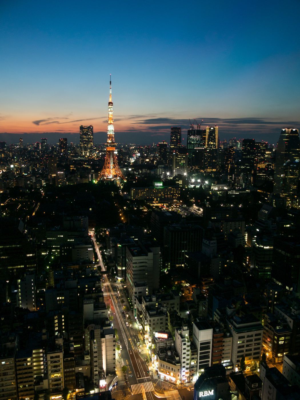 View from World Trade Center, Tokyo, Japan