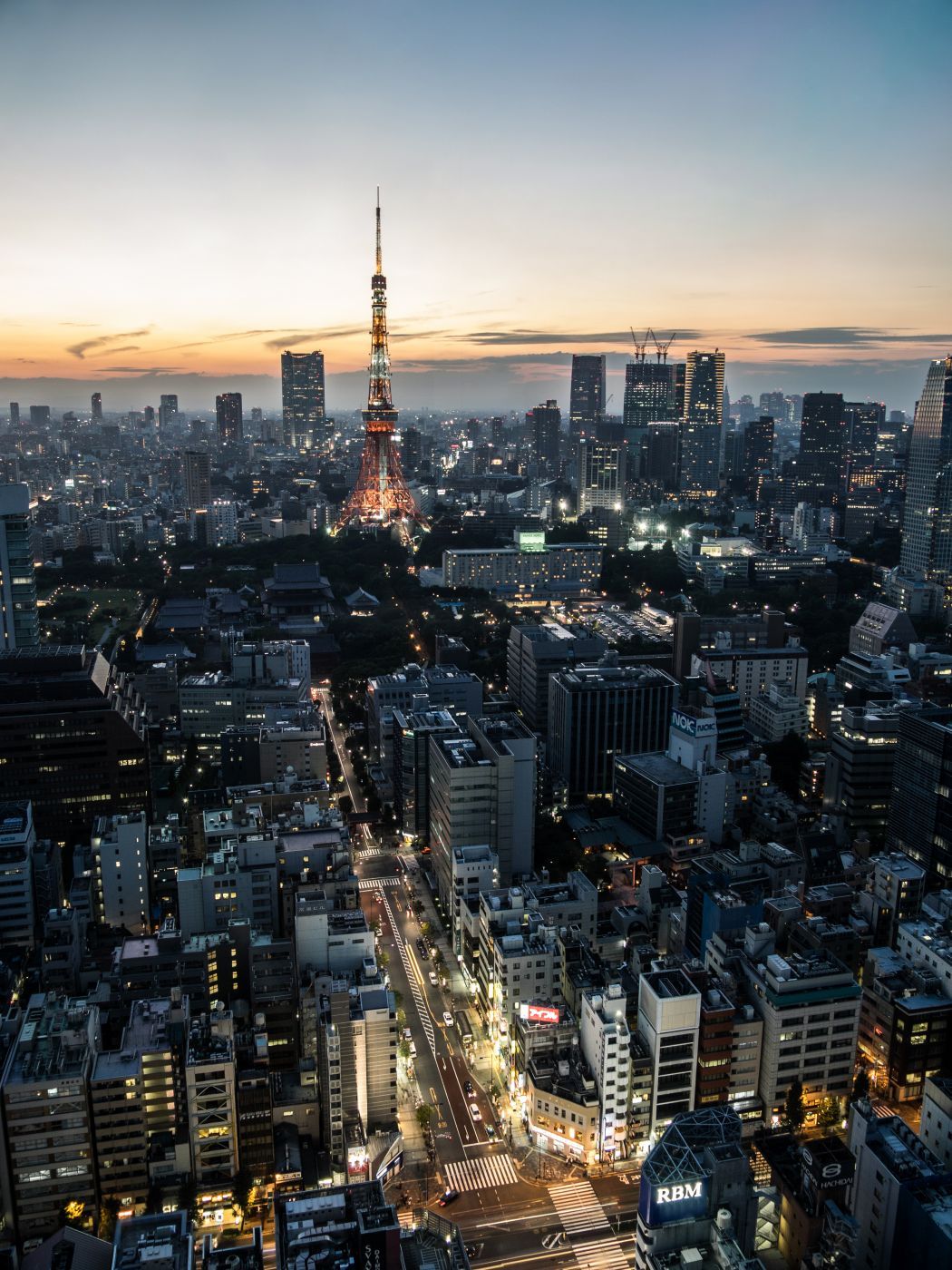 View from World Trade Center, Tokyo, Japan