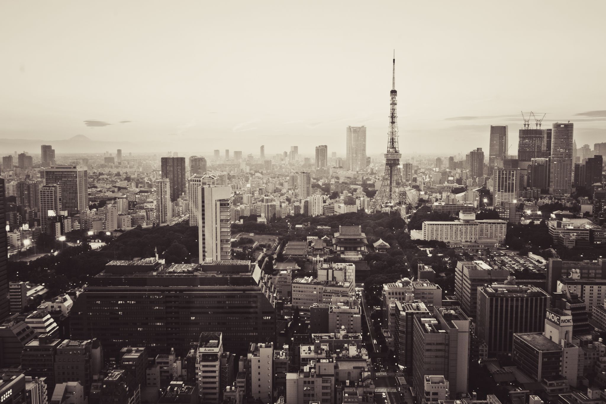 View from World Trade Center, Tokyo, Japan
