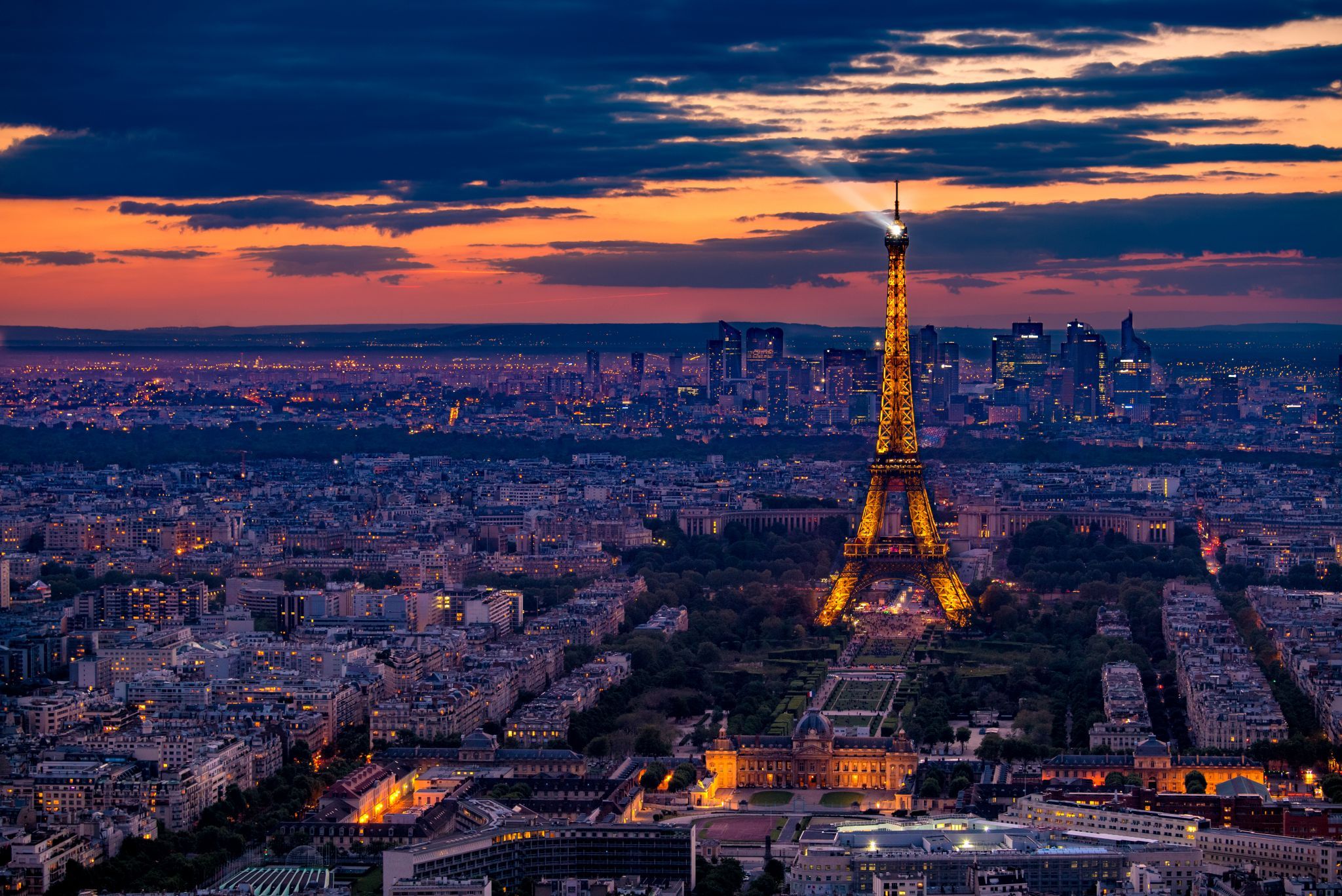 56th floor of Tour Montparnasse (indoors 1 floor below), Paris, France