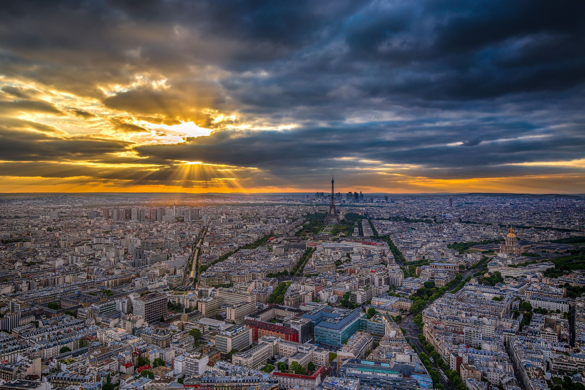 56th floor of Tour Montparnasse (indoors 1 floor below), Paris, France