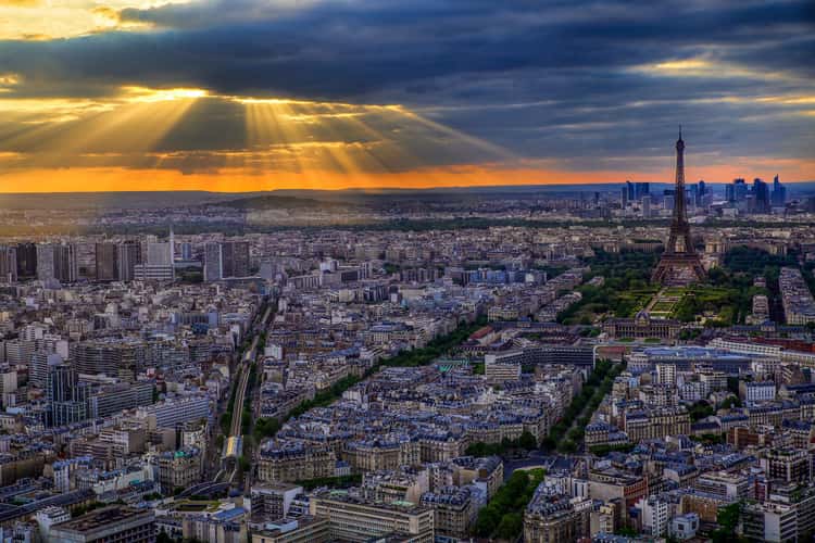 56th floor of Tour Montparnasse (indoors 1 floor below), Paris