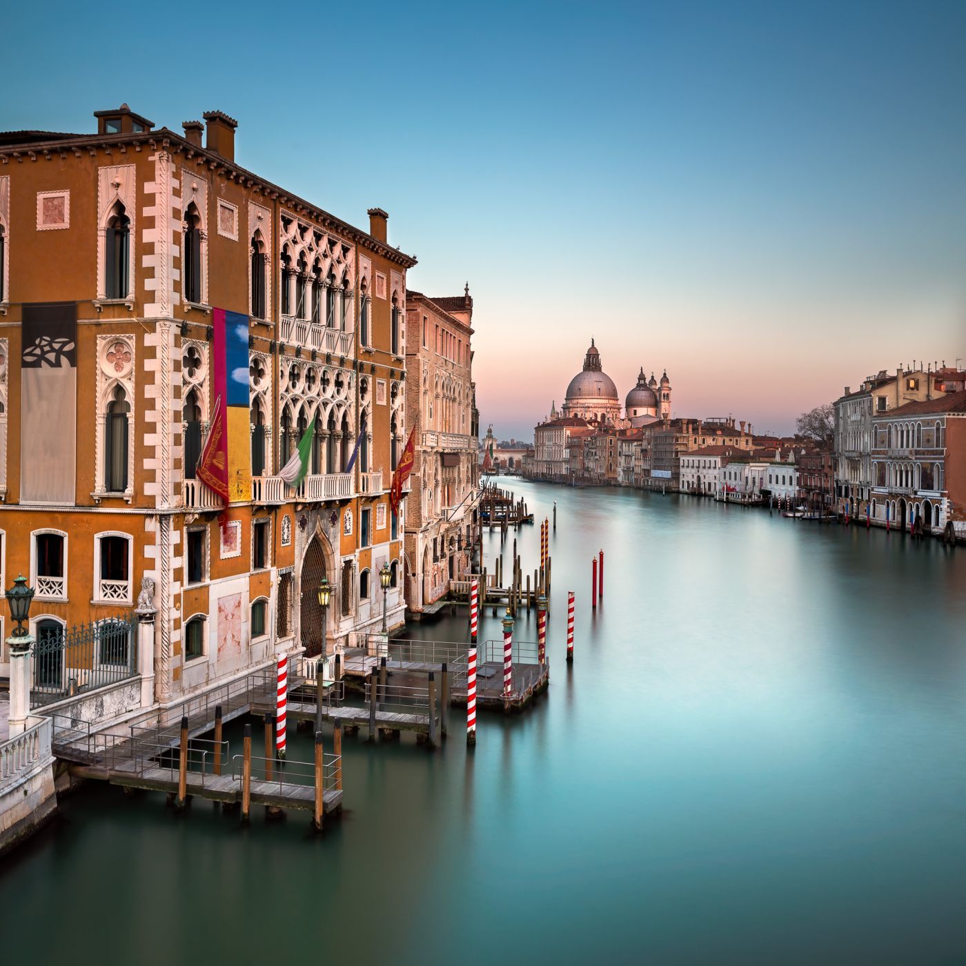 View from Ponte dell'Accademia, Venice, Italy
