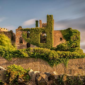Back side of Clifden castle, Ireland